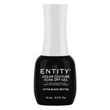 Pigmentált Zselés Körömlakk - Entity Color Couture Soak Off Gel, árnyalata "Little Black Bottle", 15 ml