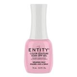 Pigmentált Zselés Körömlakk - Entity Color Couture Soak Off Gel, árnyalata "Wearing Only Enamel And A Smile", 15 ml