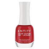 Zselés Hatású Körömlakk - Entity Color Couture Gel - Lacquer, árnyalata "Five Inch Heels", 15 ml