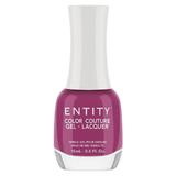 Zselés Hatású Körömlakk - Entity Color Couture Gel - Lacquer, árnyalata "Rose & Riveting", 15 ml