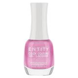 Zselés Hatású Körömlakk - Entity Color Couture Gel - Lacquer, árnyalata "Ruching Pink", 15 ml