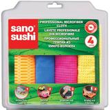 Mikroszálas törlőkendők - Sano Sushi Professional Microfiber Cloth, 4 db