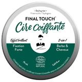 Fényes hatású formázó viasz hajra és szakállra – Monsieur Barbier Styling Wax Final Touch, 75 ml