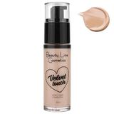 Folyékony alapozó - Cream Team Velvet Touch Finish Foundation Beauty Line Cosmetics, árnyalata  BL44 014  Nr. 04 Warm Beige, 30 ml