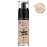 Folyékony alapozó - Cream Team Velvet Touch Finish Foundation Beauty Line Cosmetics, árnyalata BL44 019  Nr. 09 Ivory, 30 ml