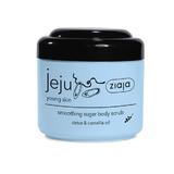 Testradír cukorral - Ziaja Jeju Blue Young Skin Sugar Body Body Scrub, 200 ml