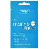 Hidratáló gél-arcmaszk 30+ - Ziaja Marine Algae Spa Face Mask Moisturising Dry & Normal Skin, 7 ml