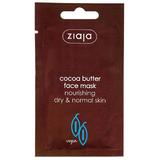 Hidratáló arcmaszk - Ziaja Cocoa Butter Face Mask Nourishing Dry & Normal Skin, 7 ml