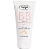 BB krém normál, száraz és érzékeny bőrre - Ziaja BB Cream Normal, Dry & Sensitive Skin, SPF 15, árnyalata Natural, 50 ml