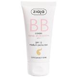 BB krém normál, száraz és érzékeny bőrre - Ziaja BB Cream Normal, Dry & Sensitive Skin, SPF 15, árnyalata Dark/ Peach, 50 ml