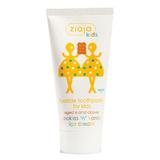 Fogkrém sütemény és vaníliafagylalt ízzel - Ziaja Kids Fluorine Toothpaste Cookies 'n' Vanilla Ice Cream, 50 ml