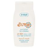 Napvédő krém gyermekeknek SPF 50+ - Ziaja Sun Lotion for Children, 6 hónap+, 125 ml