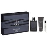 Jimmy Choo Man Intense Ajándékkészlet: Eau de Toilette Parfüm 100 ml + Eau de Toilette Parfüm Travel Size 7,5 ml + Tusfürdő 100 ml