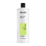 Professzionális Erősítő Sampon Töredezés Ellen az Előrehaladott Ritkulás Által Érintett Természetes Hajra - Nioxin System 2 Scalp + Hair Shampoo, 1000 ml