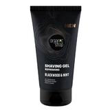 Frissítő Borotvagél Férfiaknak - Organic Shop Men Shaving Gel Refreshing Blackwood&Mint, 150 ml