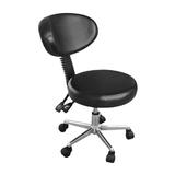 Szék Háttámlával és Kerekekkel Szépségszalonokhoz  CH-810B(T) - Beautyfor Master Chair, Fekete, 1 db.