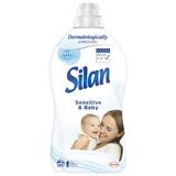 Ruhaöblítő  - Silan Sensitive & Baby, 64 mosás, 1408 ml