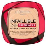 Kompakt Púder - L'Oreal Paris Infaillible 24H Fresh Wear Foundation In A Powder, árnyalata 040 Cashmere, 9 g