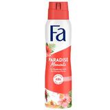 Dezodor izzadásgátló spray hibiszkusz illattal  - Fa Paradise Moments, 150 ml