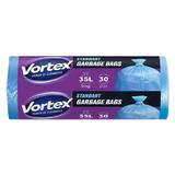 Standarf kék szemeteszsákok - Vortex Garbage Bags, 35 l, 30 db.