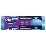 Standard szemeteszsákok, kék - Vortex Garbage Bags, 60 l, 20 db.