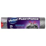 Szemeteszsákok kötözőrendszerrel - Vortex FlexyForce, 60 l, 10 db.