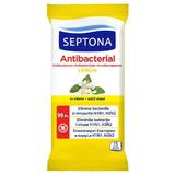 Antibakteriális nedves törlőkendők – Septona Antibacterial Lemon, 15 db.