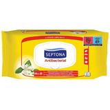 Antibakteriális nedves törlőkendők – Septona Antibacterial Lemon, 60 db.