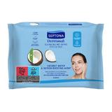 Sminklemosó Kendők - Septona Dermasoft Coconut Water & Oxygen Boosting Agent, 20 db.