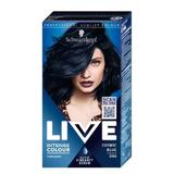 Tartós Hajfesték - Schwarzkopf Live Intense Colour Permanent Built-in Vibrancy Serum, árnyalata 090 Cosmic Blue