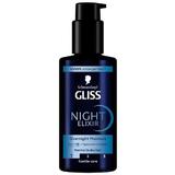 Hidratáló Szérum Normál és Száraz Hajra - Schwarzkopf Gliss Night Elixir Overnight Moisture, Gentle Care, 100 ml