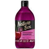 Simitó Sampon Lázadó Hajra  - Nature Box Smoothness Shampoo with Cold Pressed Cherry Oil, 385 ml