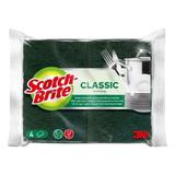 Klasszikus szivacsok az edények erős tisztításához - 3M Scotch Brite Classic Scrub Sponge, 4 db.