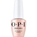 Félpermanens Vegán és Hemamentes Körömlakk -  OPI Gel Color, árnyalata Let Me Bayou a Drink, 15 ml