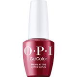 Félpermanens Vegán és Hemamentes Körömlakk - OPI Gel Color, árnyalata Amore at Grand Canal, 15 ml