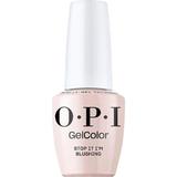 Félpermanens Vegán és Hemamentes Körömlakk - OPI Gel Color, árnyalata Stop It I'm Blushing, 15 ml