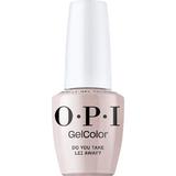 Félpermanens Vegán és Hemamentes Körömlakk - OPI Gel Color, árnyalata Do You Take Lei Away?, 15 ml