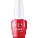 Félpermanens Vegán és Hemamentes Körömlakk - OPI Gel Color, árnyalata Cajun Shrimp™, 15 ml