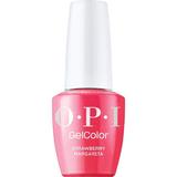 Félpermanens Vegán és Hemamentes Körömlakk - OPI Gel Color, árnyalata Strawberry Margarita, 15 ml