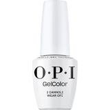 Félpermanens Vegán és Hemamentes Körömlakk - OPI Gel Color, árnyalata I Cannoli Wear OPI, 15 ml