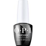 Top Coat Fedőlakk Félpermanens Vegán és Hemamentes Körömlakkhoz - OPI Gel Color Super Gloss Top Coat, 15 ml