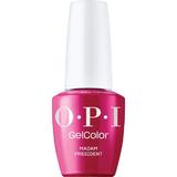 Félpermanens Vegán és Hemamentes Körömlakk  - OPI Gel Color árnyalata Madam President, 15 ml