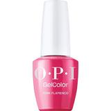  Félpermanens Vegán és Hemamentes Körömlakk  - OPI Gel Color árnyalata Pink Flamenco, 15 ml