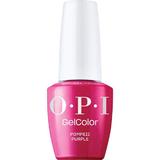 Félpermanens Vegán és Hemamentes Körömlakk - OPI Gel Color, árnyalata Pompeii Purple, 15 ml