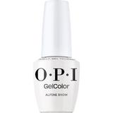 Félpermanens Vegán és Hemamentes Körömlakk -  OPI Gel Color, árnyalata Alpine Snow™, 15 ml