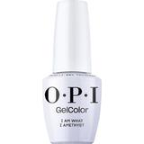 Félpermanens Vegán és Hemamentes Körömlakk - OPI Gel Color, árnyalata I am What I Amethyst, 15 ml