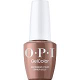 Félpermanens Vegán és Hemamentes Körömlakk - OPI Gel Color, árnyalata Espresso Your Inner Self, 15 ml