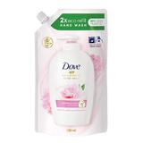 Folyékony szappan, utántöltő  – Dove Moisturizing Hand Wash Renewing Care Peony & Rose Oil Refill Pack, 500 ml