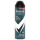 Dezodor izzadásgátló spray férfiaknak - Rexona Men Advanced Protection Invisible Black&White 72h, 150 ml