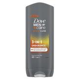 Férfi tusfürdő -  Dove Men +Care Sport Care 3-in-1 Endurance Body, Face + Hair Wash, 400 ml